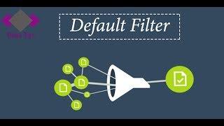 Odoo: How to add a Filter by default