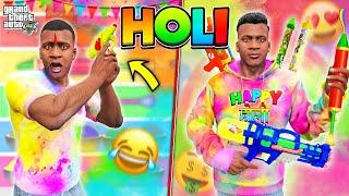 GTA 5 : Playing HOLI in GTA 5! (2023)