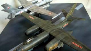 IL-28 Beagle & China H-5 bomber. イリューシンとH-5爆撃機. 伊留申 IL-28 & 轟-5轟炸機