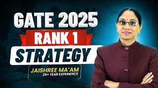 GATE 2025 *Ideal* preparation strategy (How To Get AIR 1 In GATE) @GATEATZEAL