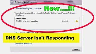 How To Solve DNS Server Is Not Responding Problem In Windows 7/8/10