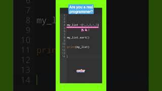 Are you a real programmer? p1. #viral #codinglove #youtubeshorts #python #codinglover #code #coding