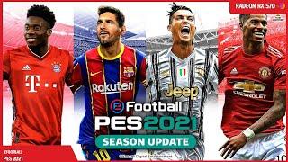 eFootball PES 2021 | i3 10100F + RX 570     FPS