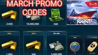 MARCH NEW MODERN WARSHIPS  PROMO CODES  MODERN WARSHIPS CODES - CODES FOR MODERN WARSHIPS