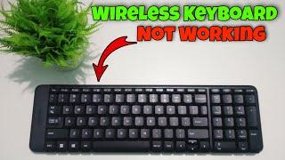 How To Fix Wireless Keyboard Not Working Problem 