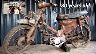 Full Restoration Abandoned Old Motocyles Honda C70 - Part 5 (Final ).