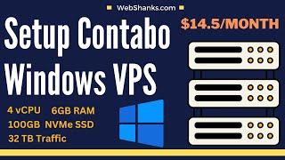 How to Setup Contabo Windows VPS Step by Step