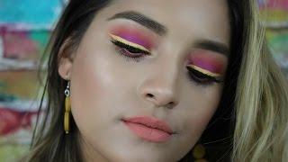 DRUGSTORE Summer/Festival Makeup Tutorial l NYX Ultimate Eyeshadow Palette