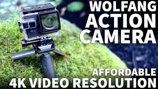 Wolfang 4K Action Camera with Remote - Budget 4k Action Camera with WiFi and External Microphone