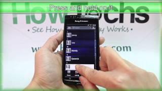 How to Delete a Contact on Sony Ericsson Xperia arc