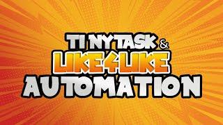 How to Automate Social Media Growth with TinyTask & Like4Like | Boost Followers Fast!