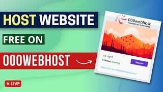 Upload a website on free web hosting | 000webhost tutorial