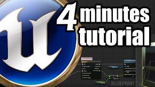 UE 4 Minutes TUTORIAL Open Close Door Animation with Blueprint and Trigger Box