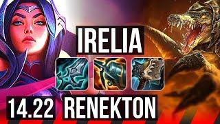 IRELIA vs RENEKTON (TOP) | Comeback | KR Diamond | 14.22