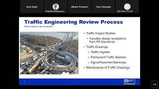 TCAP Webinar – Traffic Engineering – Design, Construction and Inspection Process