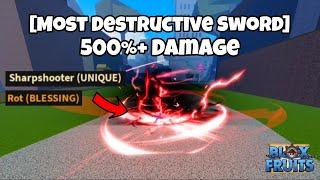 The Most "DESTRUCTIVE" Sword in the game! | Blox Fruit