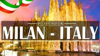 Beautiful Milan 4K • Relaxing Italian Music, Instrumental Romantic • Video 4K UltraHD