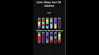 Color Water Sort 3D level 177 | Gameplay Mobile Games