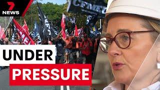 Jacinta Allan under pressure to reveal any complaints she received about the CFMEU | 7NEWS