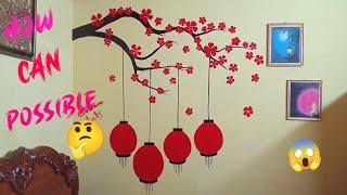 Easy Tree  wall Painting At Home |Art's By Siam Sadhana |️ Sadhana Art's️