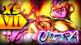 COLOSSAL DMG! 5x Zenkai Buffed ULTRA Frieza! (Dragon Ball LEGENDS)