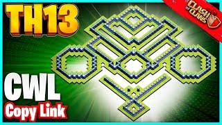 INSANE! TH13 WAR BASE 2020 Anti 3 Star - Best Town Hall 13 War Base w/ Link Clash of Clans