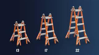 Werner Ladder - Fiberglass Multi-Purpose Ladder