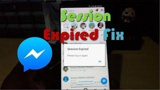 Fix Session Expired Error on Facebook Messenger App-5 solutions