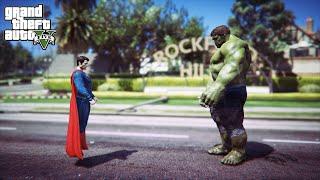 GTA 5 - Superman VS Hulk