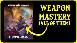 Weapon Mastery Ultimate Guide - D&D's 2024 Player's Handbook