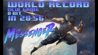 The Messenger | World Record Speedrun in 28:56 | New Game - 8-Bit (No Out of Bounds)