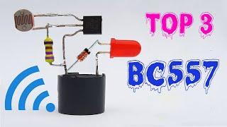 Top 3 Electronic Project Using BC557 Transistor - Photodiode, 4148, BC557 