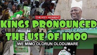 Key Moment of the Expected IFA Book Iwe Mimo Olorun Olodumare IMOO was Released by the Kings for Use