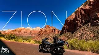 Exploring Zion National Park on the Indian Chieftain Dark Horse