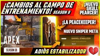 APEX LEGENDS TEMPORADA 8 ‼️NUEVOS GRANDES CAMBIOS ‼️PEACEKEEPER | ADIOS ESTABILIZADOR