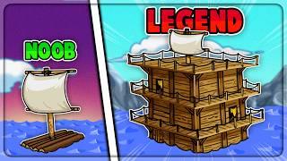 Building the Epic Island Base! - Raft Gameplay