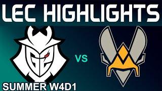 G2 vs VIT Highlights LEC Summer 2024 W4D1 G2 Esports vs Team Vitality by Onivia