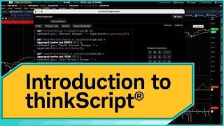 How to Create Custom Trading Indicators with thinkScript