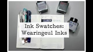 Ink Swatches : Wearingeul Inks