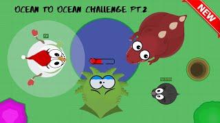 MOPE.IO OCEAN TO OCEAN CHALLENGE / BLACK RHINO AND T-REX AND SNOWMAN TROLL KRAKEN / FUNNY GAMEPLAY