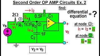 Electrical Engineering: Ch 9: 2nd Order Circuits (69 of 76) 2nd Order OP AMP Circuits: Ex. 2