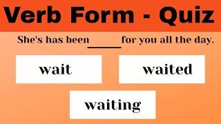 English Verbs Forms - Quiz | Sheza Show