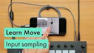 Ableton Move Tutorial: Using Move's Audio Input to Record Samples