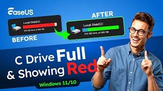 C Drive Full and Showing Red in Windows 11/10 (FIXED)