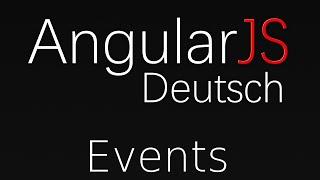 AngularJS [23] - Events: ng-click (Deutsch)