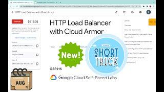 [AUGUST 2023] HTTP Load Balancer with Cloud Armor || #qwiklabs || #GSP215 ||  [With Explanation️]