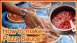 Paano gumawa ng Pizza Sauce pang negosyo (How to make pizza sauce at home)