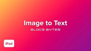 How to Clip an Image to Text - iPad