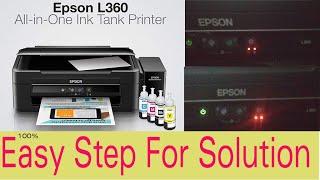 All light Blinking in Epson L360/L220/L210 Multifunction Printer Easy Solution Way #technicalJasis#