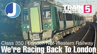 Flooring It Back To London | West Coast Mainline | Train Sim World 5 | Class 350